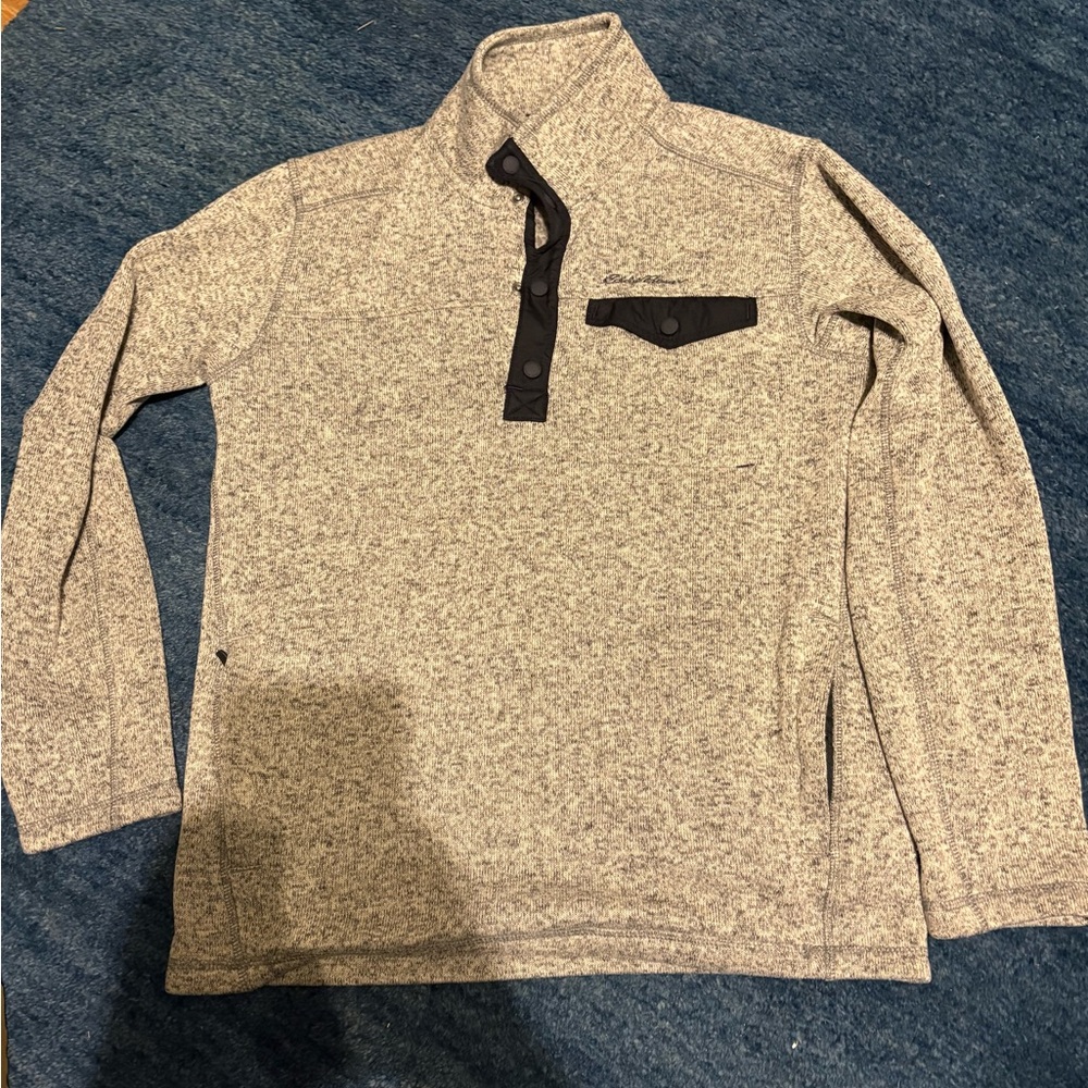 Men's Grey Pullover Sweater